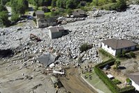 Zkáza ve Švýcarsku: Bouře, záplavy i sesuvy půdy! Pohřešovaného našli mrtvého o 8 kilometrů dál