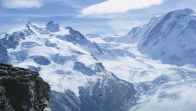 Švýcarům podle vědců hrozí roztátí ledovců: Ledovec Gorner.
