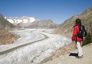 Švýcarům podle vědců hrozí roztátí ledovců: Ledovec Aletsch.