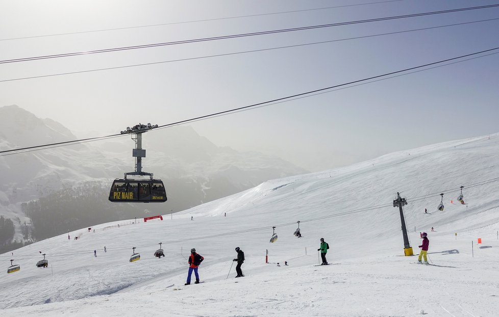 Otevřená lyžařská střediska ve Švýcarsku (23.2.2021)