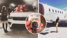 Soukromé tryskáče, drahé hodinky, auta i oblečení! Zbohatlické děti ze Švýcarska se na sociální síti chlubí luxusním životem.