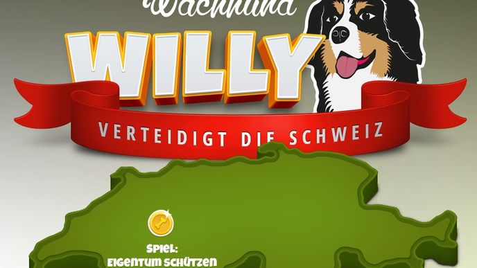 Pes Willy má hlídat Švýcarsko proti imigrantům. Strana vymezující se proti přistěhovalcům si jej zvolila jako "maskota". 