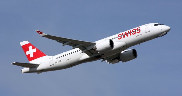 Letadlo Swiss Airlines
