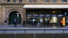 Důsledky karantény v australském Sydney kvůli zvýšenému počtu nových případů nakažených koronavirem (5. 7. 2021)