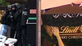 Útočník, který se hlásí k ISIS, drží v kavárně v centru Sydney desítky rukojmí.