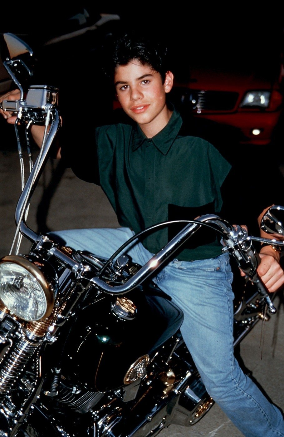 Rocky junior, tedy Sage Stallone, za mlada na motorce