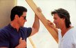 Sylvester Stallone a Kurt Russell ve filmu Tango a Cash z roku 1989