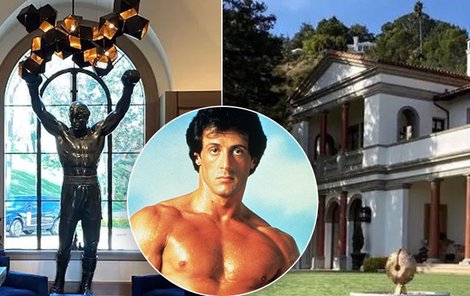 Sylvester Stallone (74) prodává barák! 8 ložnic a 12 koupelen!