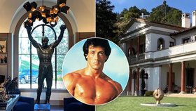 Sylvester Stallone (74) prodává barák! 8 ložnic a 12 koupelen za 2,8 miliardy