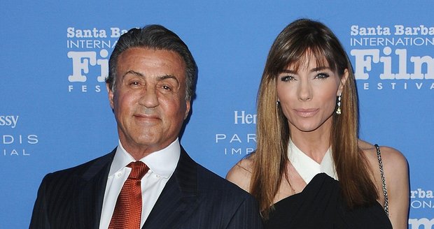 Sylvester Stallone s manželkou