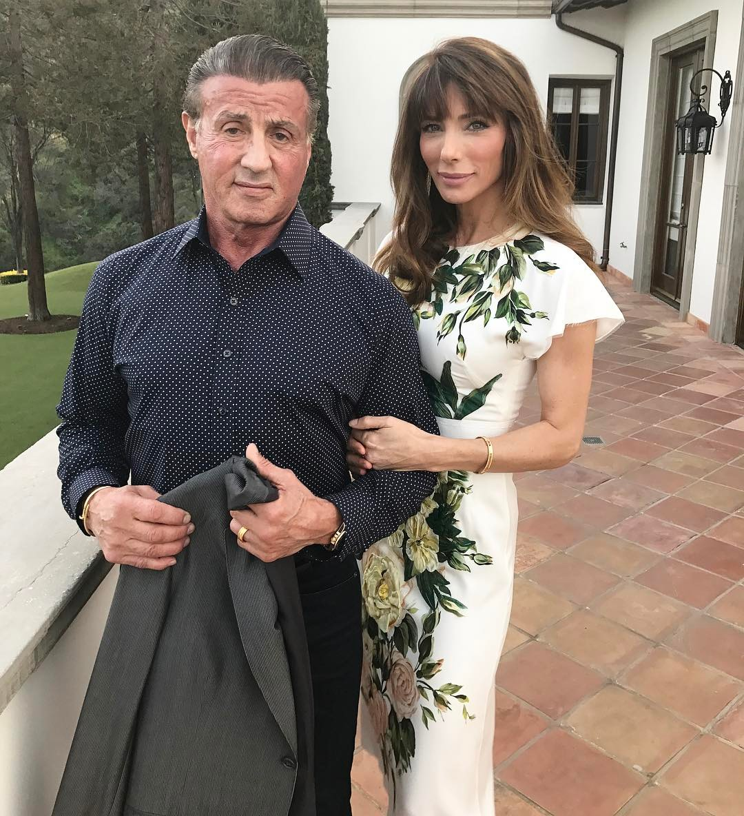 Sylvester Stallone s manželkou Jennifer Flavin