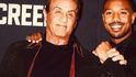 Sylvester Stallone a Michael B. Jordan.