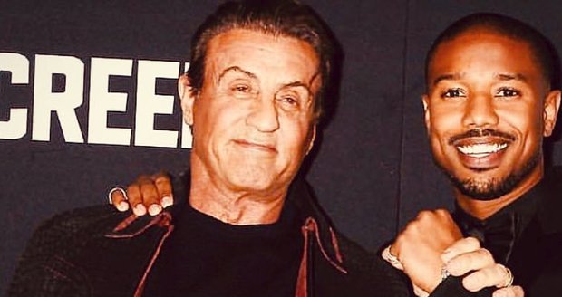 Sylvester Stallone a Michael B. Jordan.