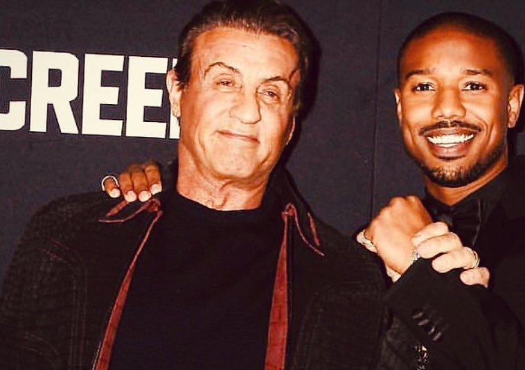 Sylvester Stallone a Michael B. Jordan.