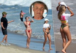 Sylvester Stallone se pochlubil sexy dcerkami.