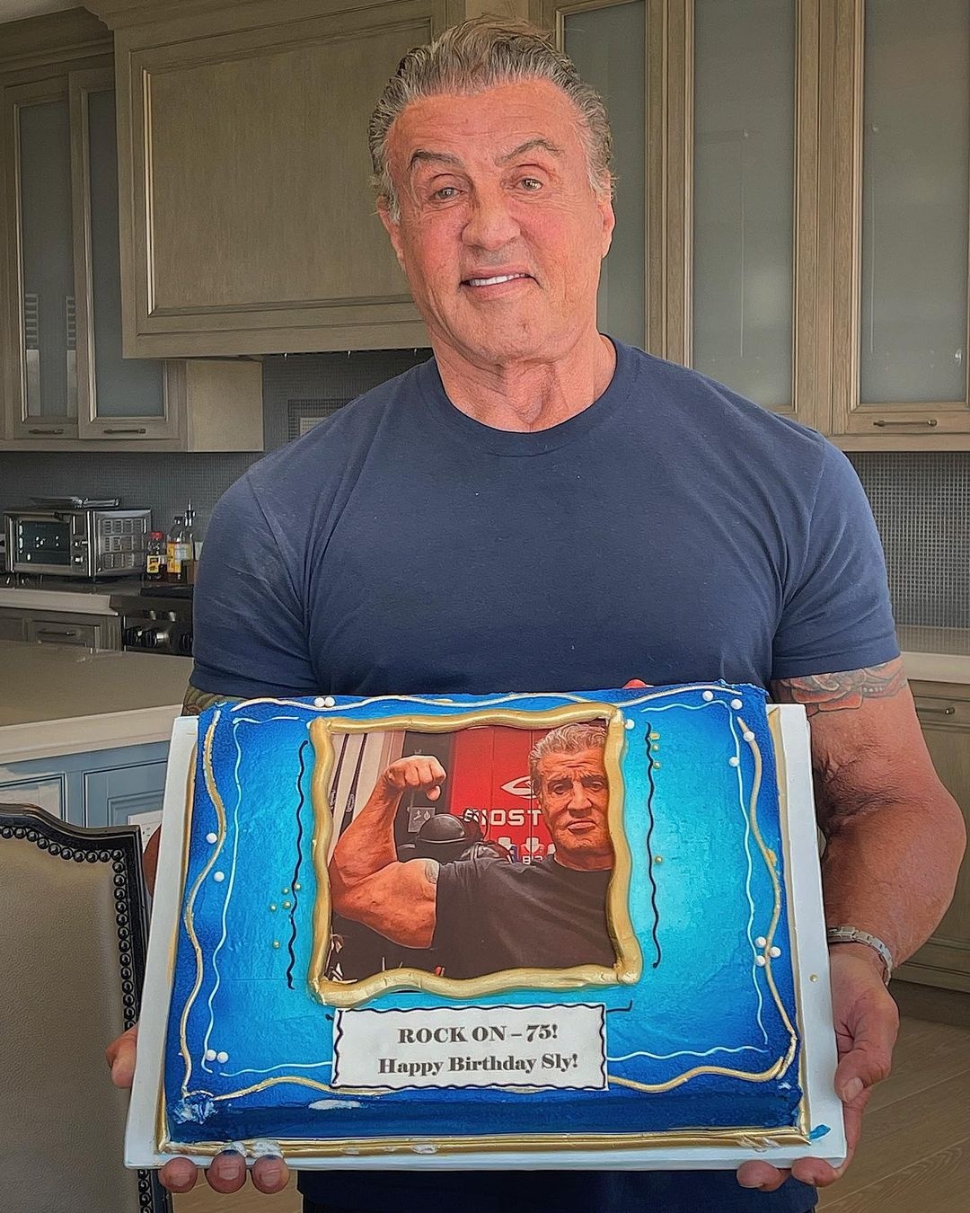 Sylvester Stallone oslavil 75. narozeniny.