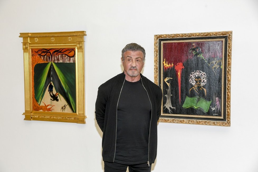 Sylvester Stallone se už skoro 60 let věnuje malování