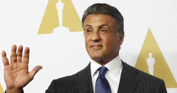 Sylvester Stallone na obědě před udílením Oscarů