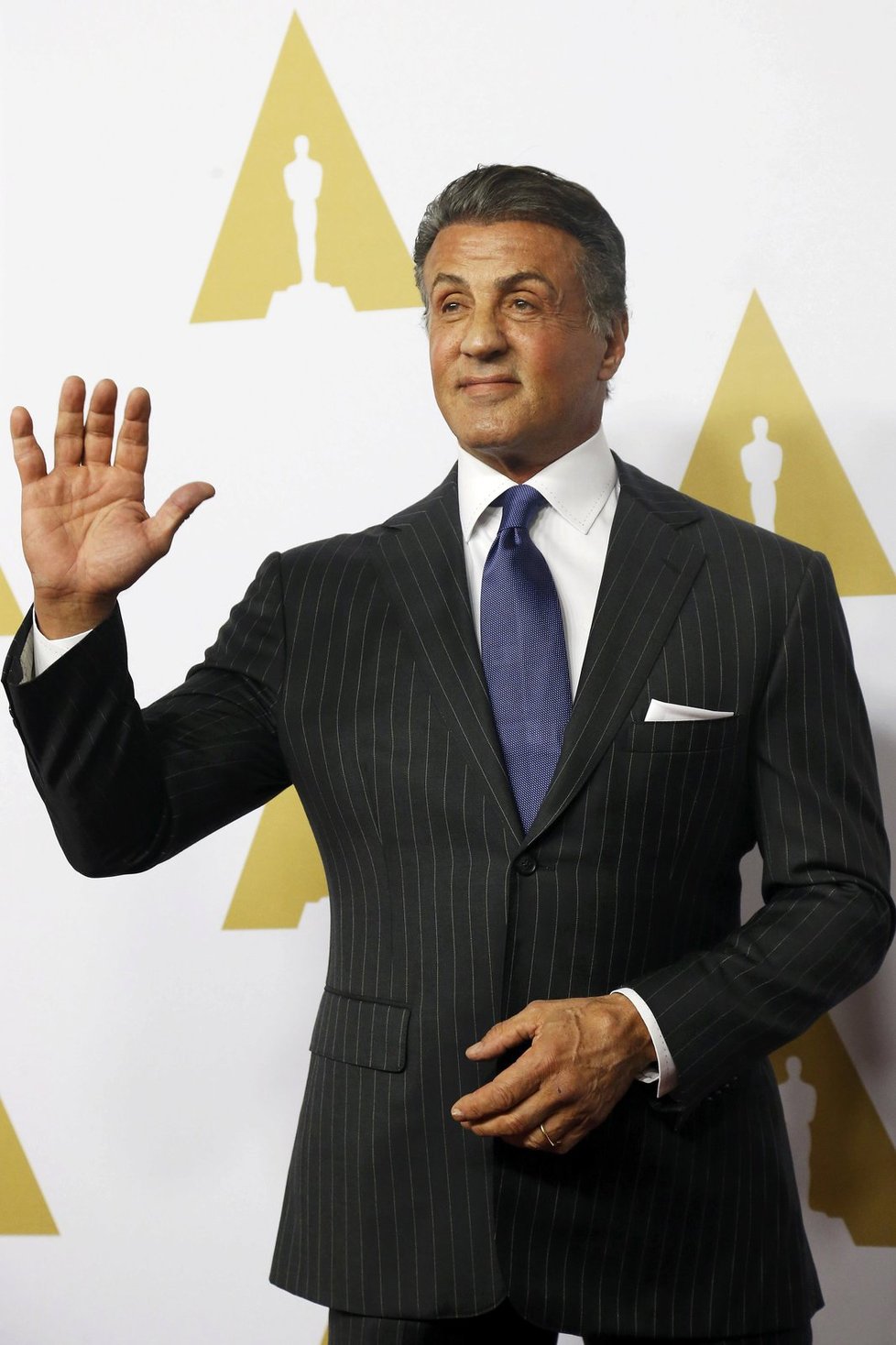 Sylvester Stallone na obědě před udílením Oscarů