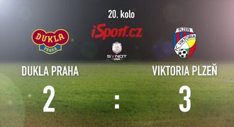 CELÝ SESTŘIH: Infarktový zápas ovládla Plzeň, na Dukle vyhrála 3:2