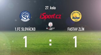 CELÝ SESTŘIH: Slovácko - Zlín 1:1. Hosté dál čekají na první jarní výhru