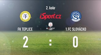 CELÝ SESTŘIH: Výhra už jim neutekla. Teplice - Slovácko 2:0