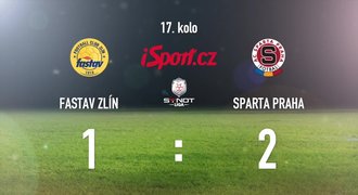 CELÝ SESTŘIH: Sparta zvládla obrat ve Zlíně. Výhru 2:1 trefil Šural