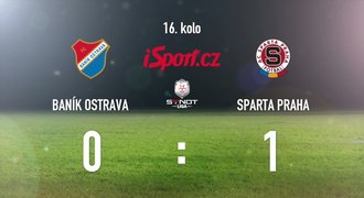 CELÝ SESTŘIH: Utrápená výhra Sparty 1:0. Baník spálil tutovky