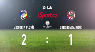 CELÝ SESTŘIH: Plzeň porazila Brno 2:1. Obrat dokonala v přesilovce