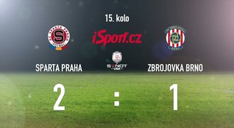 CELÝ SESTŘIH: Sparta dokonala rychlý obrat. Brno porazila 2:1