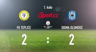 CELÝ SESTŘIH: Super finiš! Sigma remizovala v Teplicích 2:2