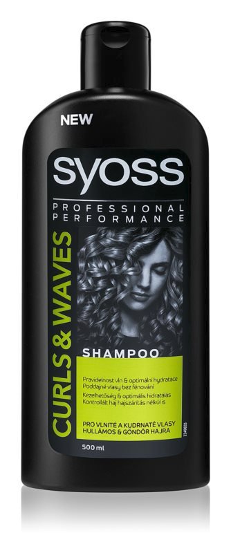 Hydratační šampon pro vlnité a kudrnaté vlasy Curl Me, Syoss, 89 Kč