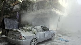 Válkou zničené syrské Aleppo