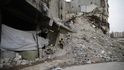 Syrské Aleppo po čtyřech letech bojů leží v troskách.