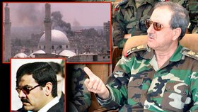 Při atentátu na budovu národní bezpečnosti v Damašku zemřel ministr obrany (vpravo) i švagr prezidenta Asada (vlevo)