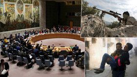 Rada bezpečnosti OSN schválila rezoluci o příměří v Sýrii.