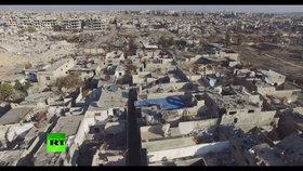 Město duchů – takhle nyní vypadá jedna ze čtvrtí Damašku.