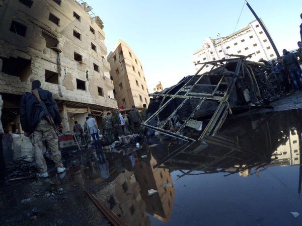 Jeden z atentátů v Damašku v posledních letech