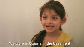 Sedmiletá Masa přežila chemický útok v Dúmě.