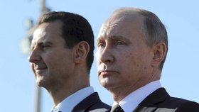 Syrský prezident Bašár Asad a ruský prezident Vladimir Putin
