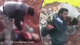 Syrský rebel na videu pojídá srdce padlého vojáka