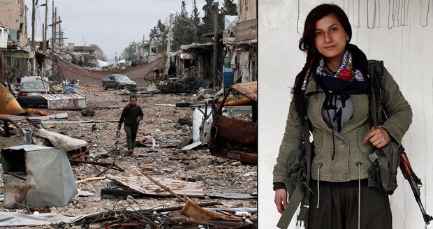 Reportáž z mrtvého města na hranicích Evropy: Proti islamistům bojují i kurdské ženy
