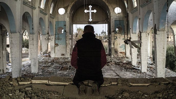 Křesťané v Sýrii jsou ohrožená minorita.