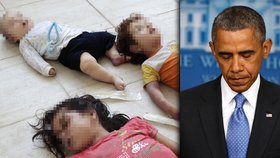 Barack Obama truchlí za mrtvé syrské děti, odvetný útok na Sýrii za použití chemických zbraní je na spadnutí