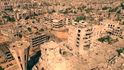 Zničená čtvrť Damašku Jobar