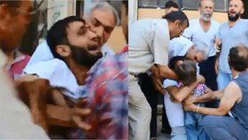 Video ze Sýrie, které dojalo svět: Otec objal syna, který přežil chemický útok 