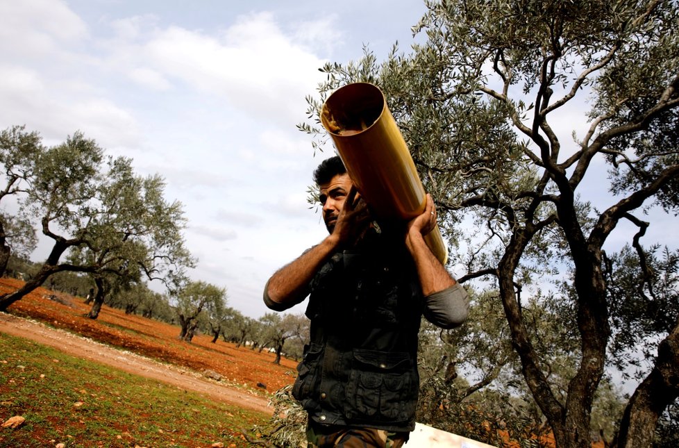 Boje v provincii Idlib.