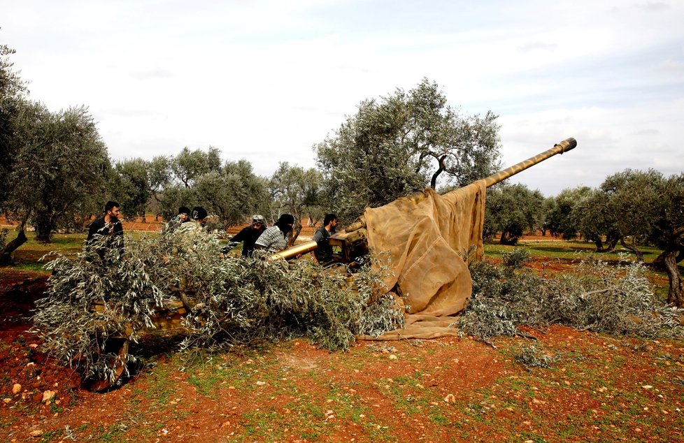 Boje v provincii Idlib.