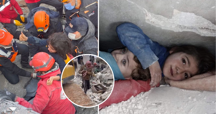 Syrská holčička Mariam chránila bratříčka vlastním tělem, Ája se narodila pod sutinami budovy. Děti jako zázrakem přežily ničivé zemětřesení.