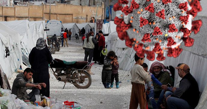 Syrské uprchlické tábory očekávají smrtelnou tsunami v podobě koronaviru, nemají ani hygienické prostředky.